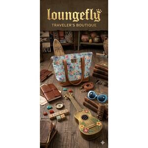 Loungefly Disney Lilo & Stitch Tropical Canvas Tote Bag
